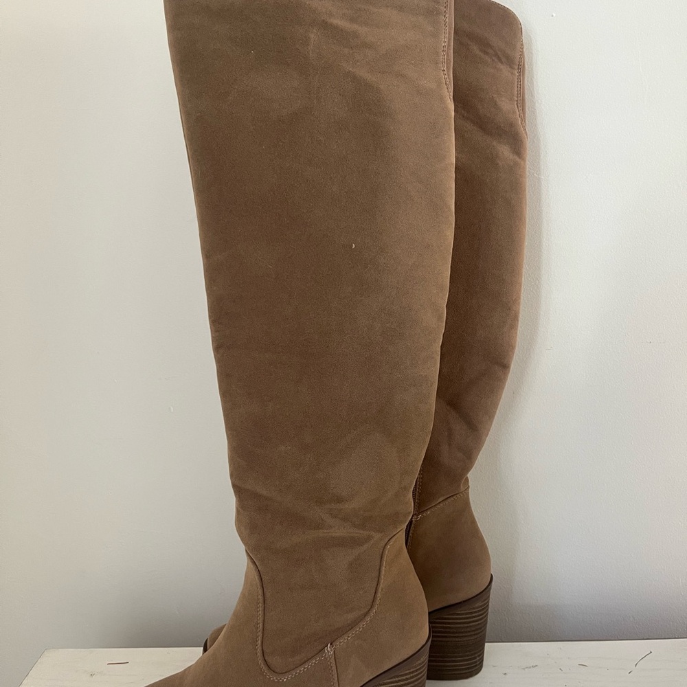 Universal Thread Suede Knee High Boots - Brown